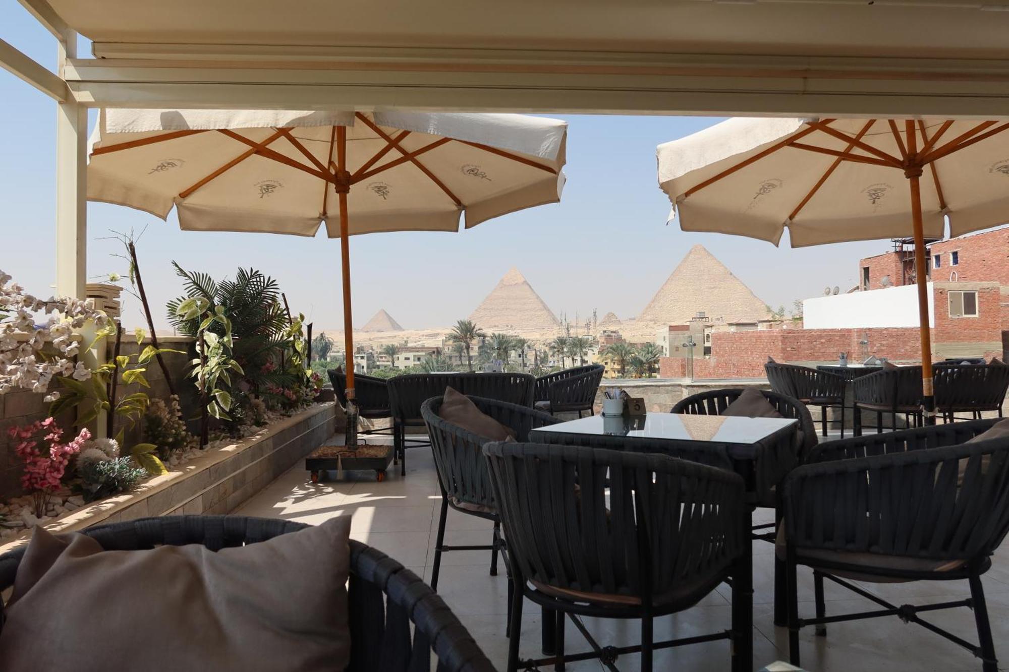 Tuya Pyramids Inn Kafret el-Gabal Exterior foto